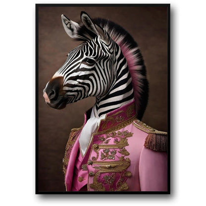 Royal Punk Zebra | Tierkunst