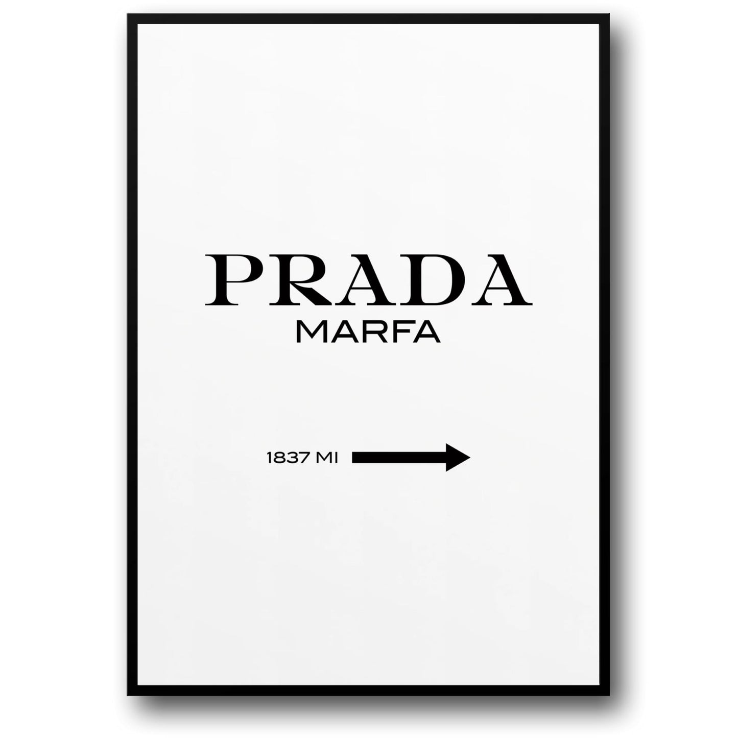 Prada Marfa | Minimalistische Mode Kunst