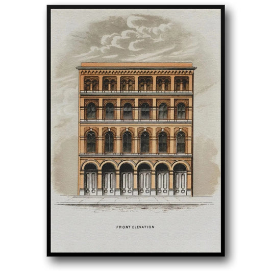Italian Renaissance Building | Harmony of Renaissance Symmetry | Renaissance Revival in Detail | Renaissance Architecture Posters