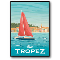 Landschaft von Saint-Tropez | Kunst an der französischen Riviera