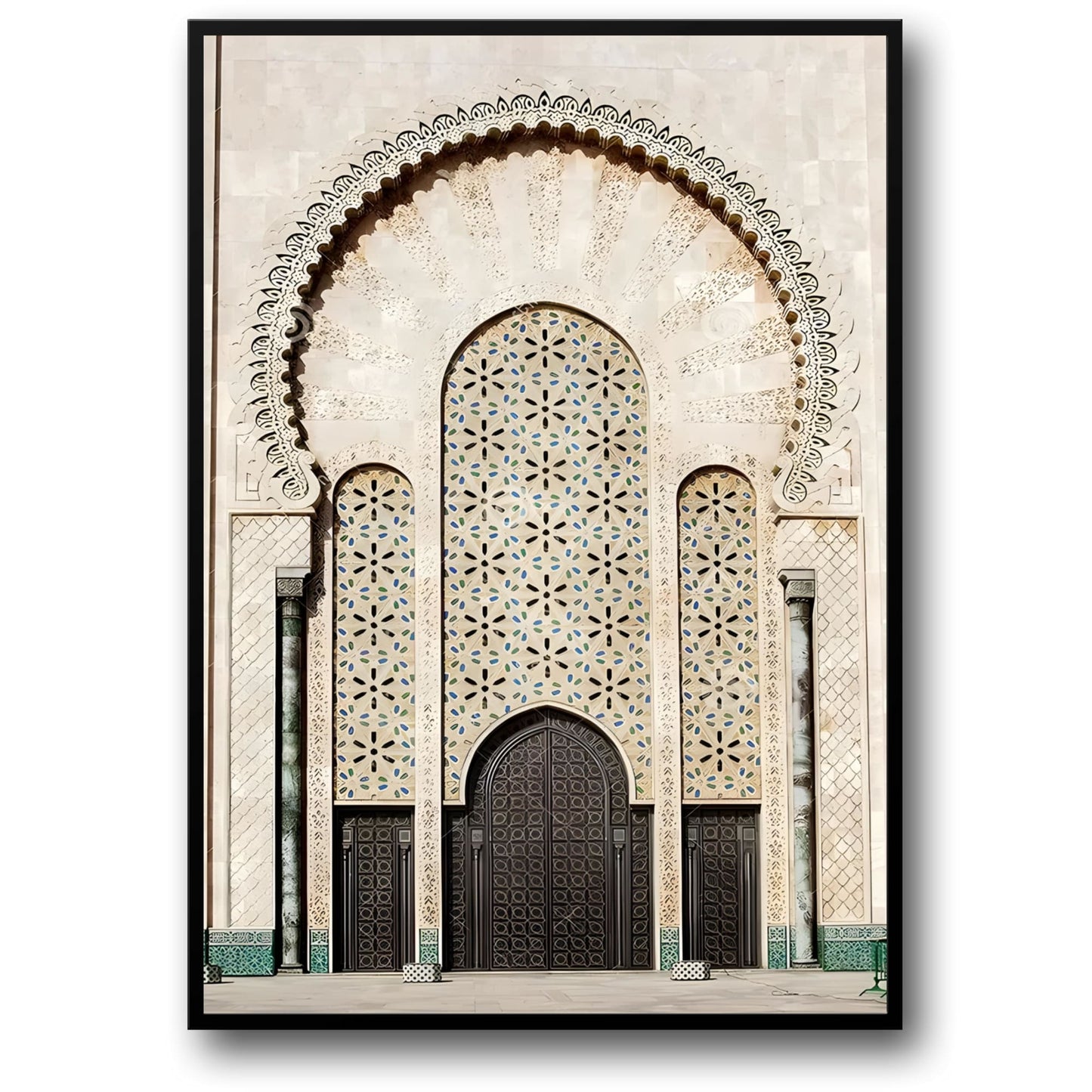 Majestueuze Moskee Poort | Kunst van Islamitische Architectuur