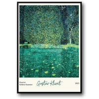 Klimt-Teichszene | Attersee-Impressionist | Jugendstil