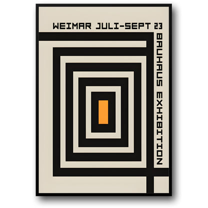 Bauhaus Moderne Geometrie | Levendig Minimalistisch Abstract