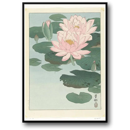 Ohara Koson | Lotusbloesems | Ukiyo-e Kunst