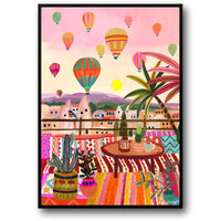 Abstrakte indische Landschaft