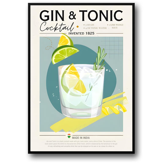 Gin-Tonic-Rezept | Bar-Dekoration