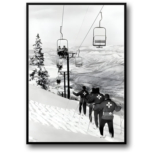 Skipatrol Redden | Sneeuwhelling | Vintage Ski