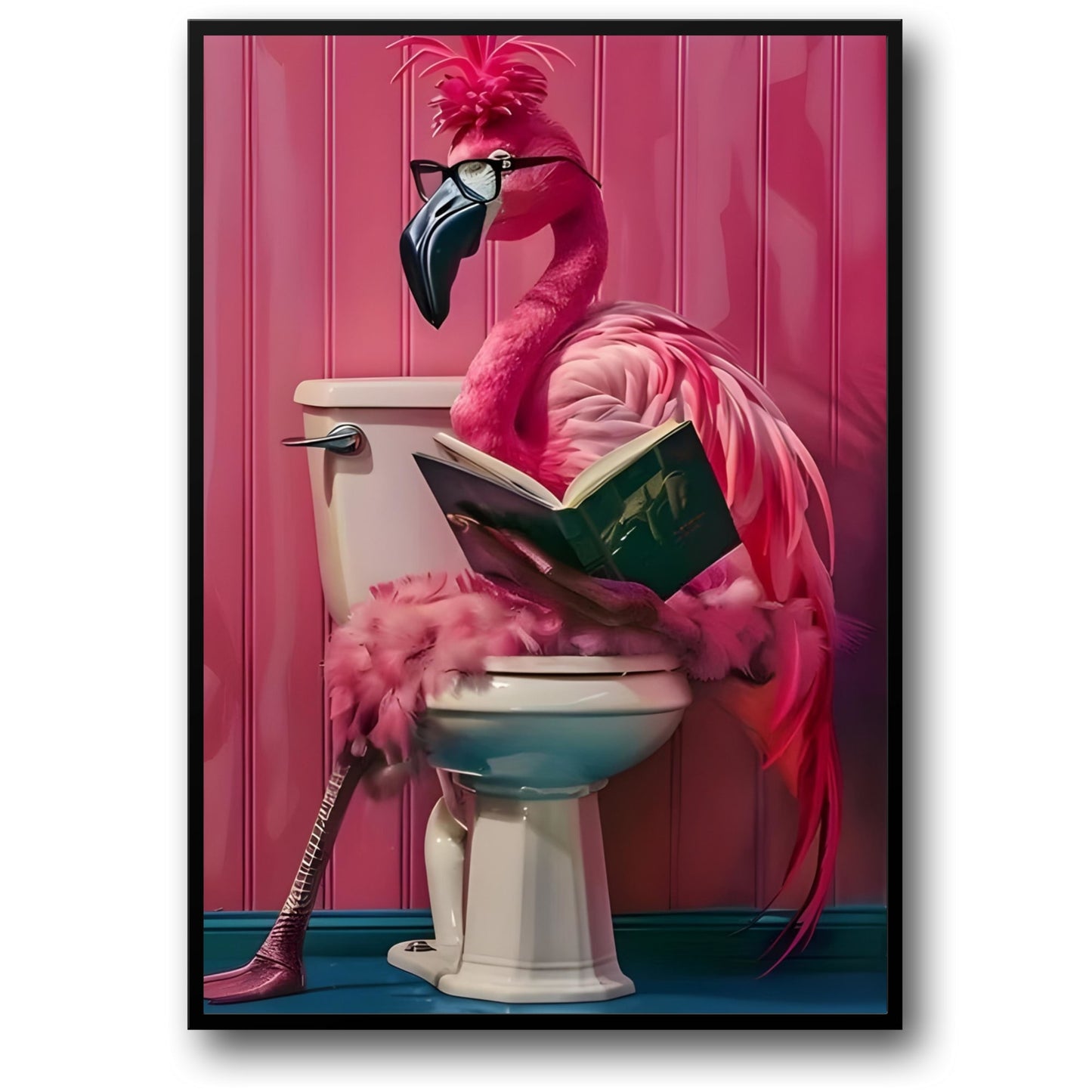 Koninklijke Punk Flamingo met Bril