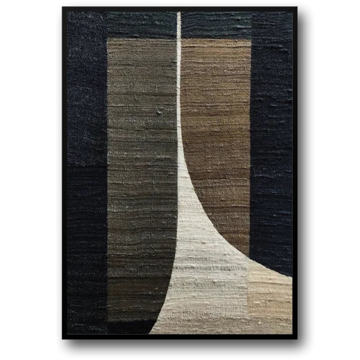 Warmer Minimalismus | Abstrakte Wandkunst | Dezente Farbtöne