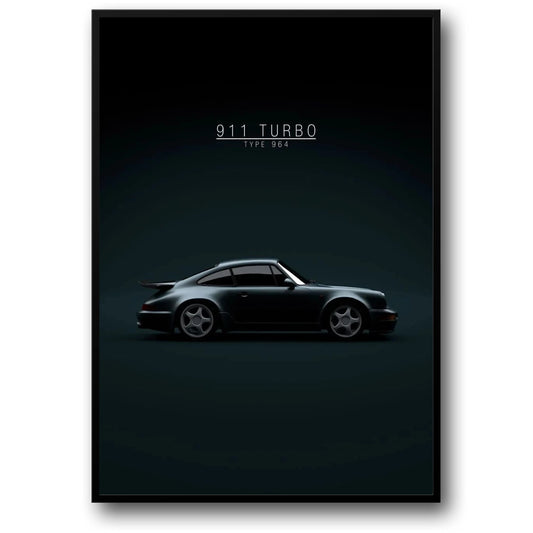 Porsche 911 Turbo | Iconische Auto Kunst