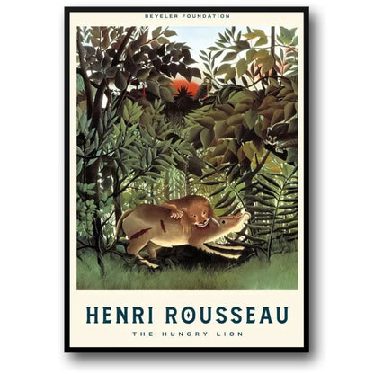 Henri Rousseau | Vintage Jungle Wildlife