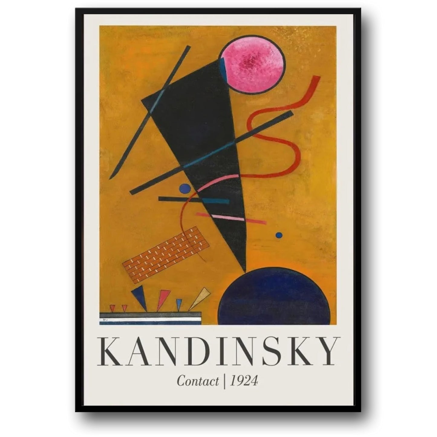 Contact | Wassily Kandinsky | 1924 | Classic Art Exhibition Poster