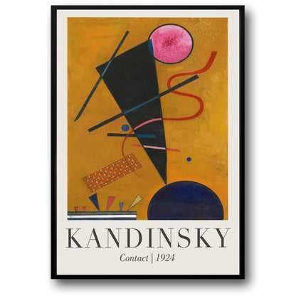 Contact | Wassily Kandinsky | 1924 | Classic Art Exhibition Poster