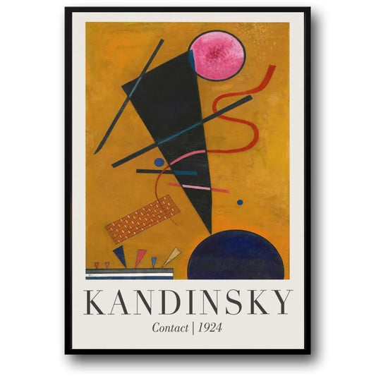 Contact | Wassily Kandinsky | 1924 | Classic Art Exhibition Poster