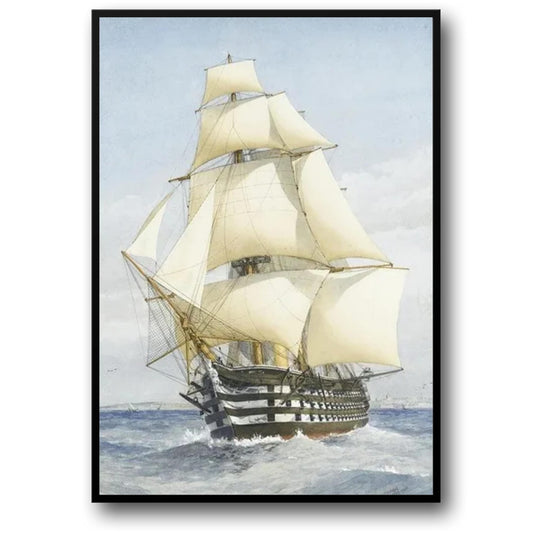 Klassiek Zeilschip | Nautische Erfenis uit de 19e Eeuw | Vintage Stijl