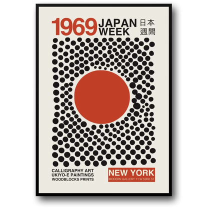 Japanwoche 1969 | Dynamische japanische Kunst | Vintage-Ausstellung