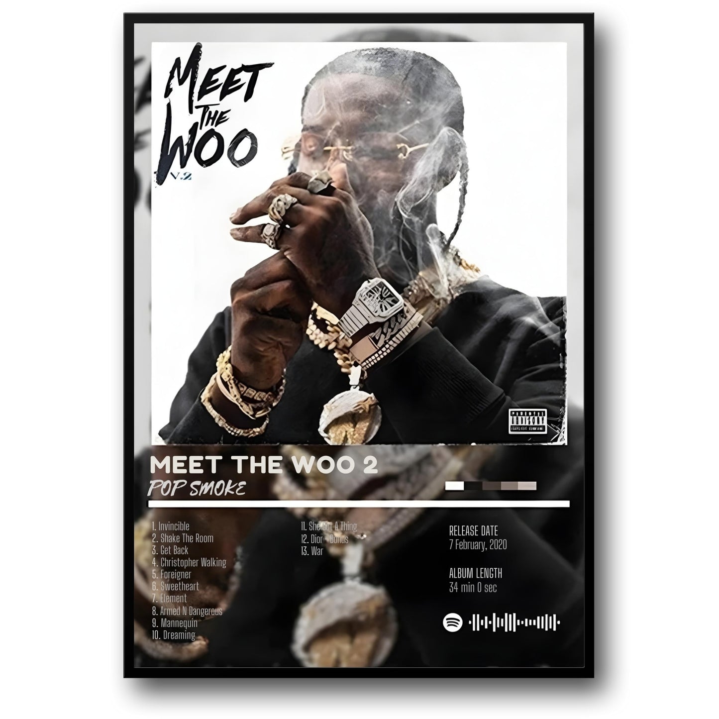 Meet The Woo 2 | Pop Smoke Rap Album Art