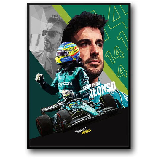 Fernando Alonso | Aston Martin Helmkunst