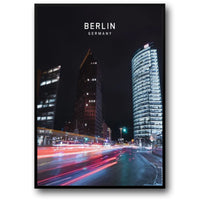 Berliner Stadtbild bei Nacht | Deutsche Skyline