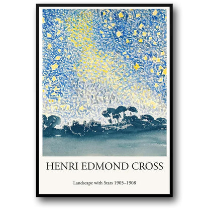 Henri-Edmond-Kreuz | Landschaft mit Sternen