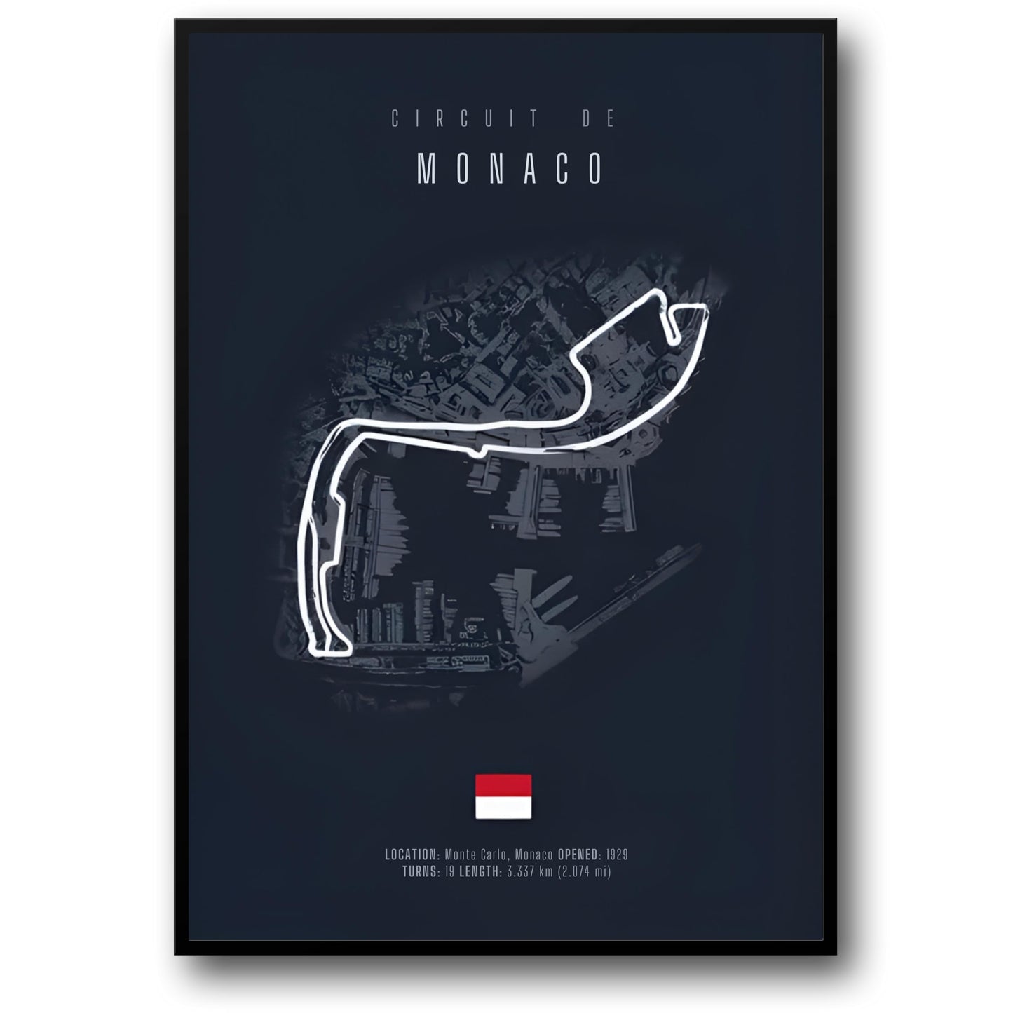 Monaco F1 Circuit | Grand Prix Circuit Kunst