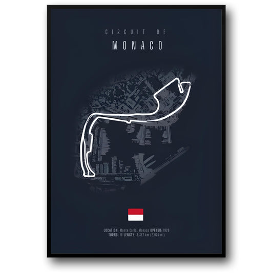 Monaco F1 Circuit | Grand Prix Track Art