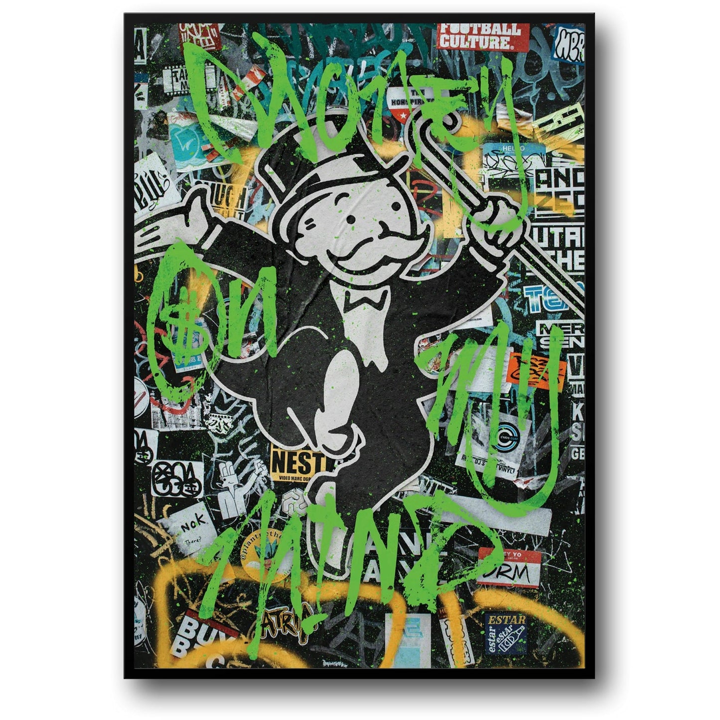 Geld Op Mijn Geest | Inspirerende Levendige Kunst