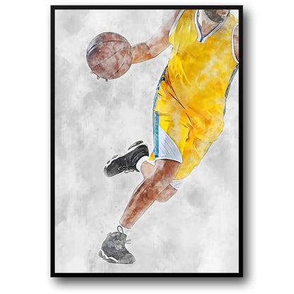 Dribble | Basketball | NBA | Poster | Celebrate the Spirit of Sport | Tribute to Passion and Perseverance