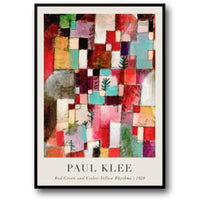 Paul Klee | Rot-Grün-Violett-Gelb-Rhythmen | Abstrakte Kunst