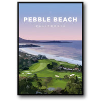 Pebble Beach Golfplatz | Hommage an ikonische Wahrzeichen