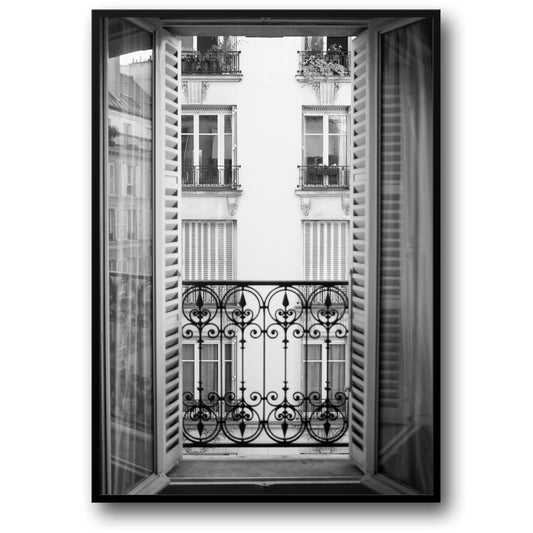 Parijse Architectonische Uitzicht | Raam Kunst
