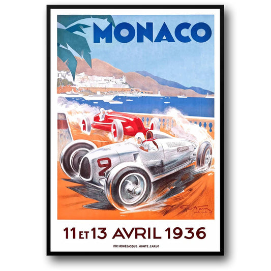 Monaco 1936 | Kunst im Bereich Oldtimer-Rennsport