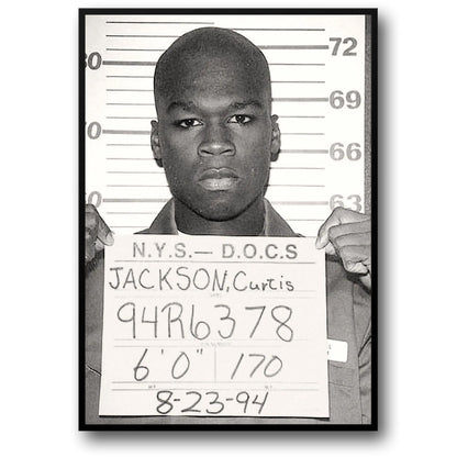 50 Cent Mugshot | Iconische Hip Hop