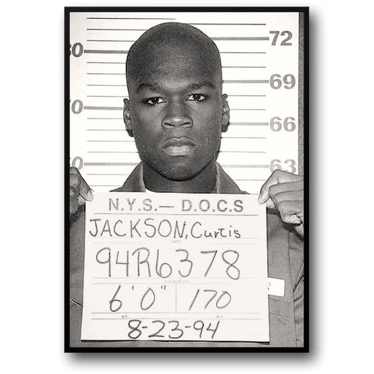 50 Cent Mugshot | Iconische Hip Hop
