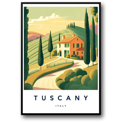 Toscane Stadsgezicht | Italiaanse Stedelijke Landschap