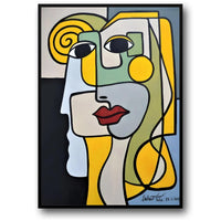 Abstrakter Vintage-Stil | Picasso-Ausstellung | Klassisches Anime