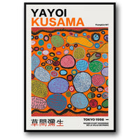 Yayoi Kusama | Farbenfrohe moderne Kunst | Lebendiges zeitgenössisches Design