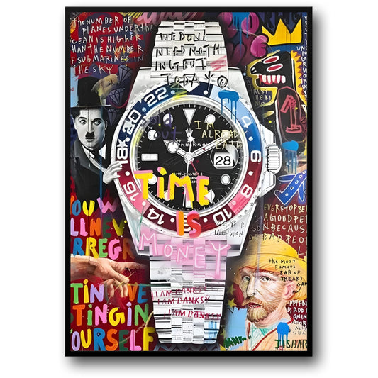 Rolex Pepsi | Moderne Graffiti Kunst | Gedurfd & Levendig