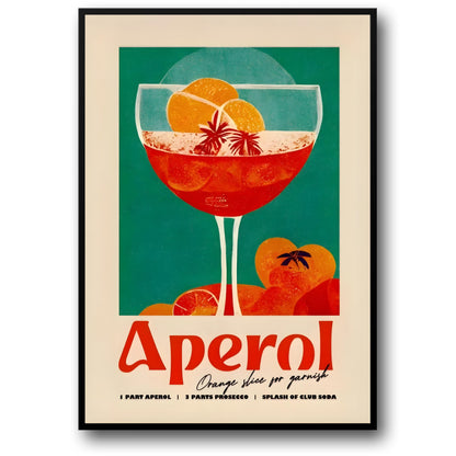 Aperol-Cocktailparty | Lebendige moderne Kunst