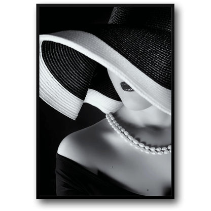 La Femme au Chapeau | Vintage Mode Kunst