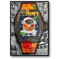 Graffiti-Uhr | Urbanes Dekor inspiriert von Richard Mille