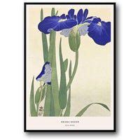Ohara Koson | Blaue Schwertlilien | Ukiyo-e japanische Kunst