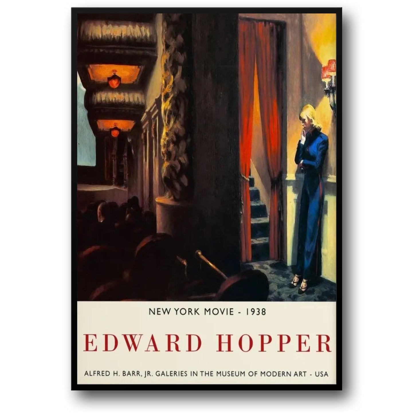 Edward Hopper | New York Film 1938 | Vintage Cinema Scène