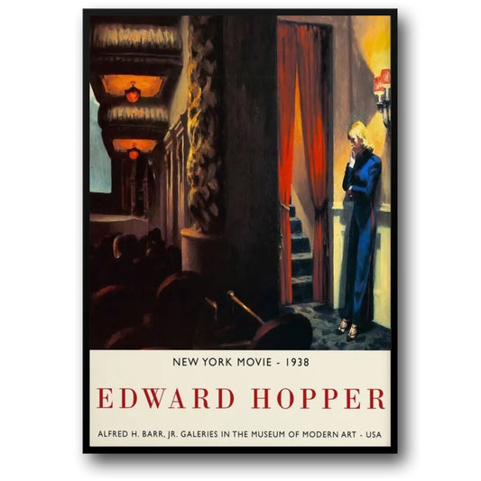 Edward Hopper | New York Film 1938 | Vintage Cinema Scène