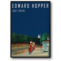 Edward Hopper | Tankstelle 1940 | Klassische Vintage-Kunst