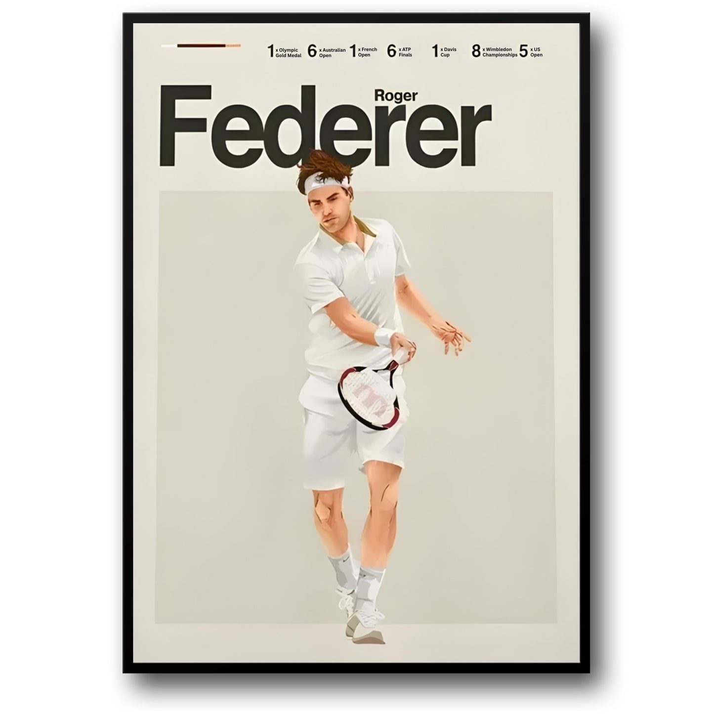 Roger Federer | Moderne Tennis Kunst