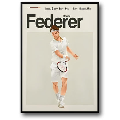 Roger Federer | Moderne Tennis Kunst