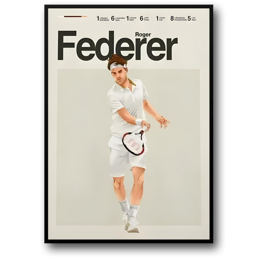 Roger Federer | Moderne Tennis Kunst