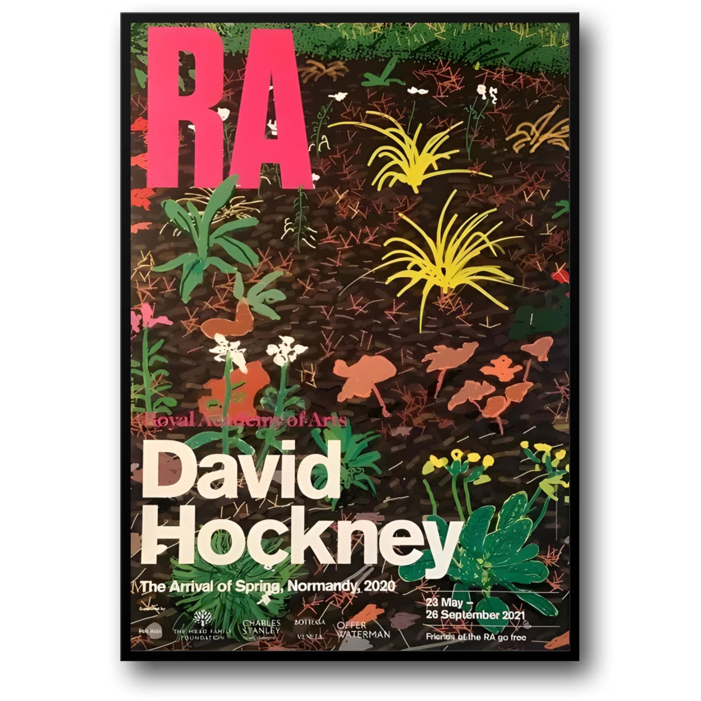 David Hockney | De Aankomst van de Lente | Lente Scene