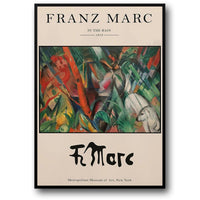 Franz Marc | Im Regen 1912 | Expressionistische Tierkunst